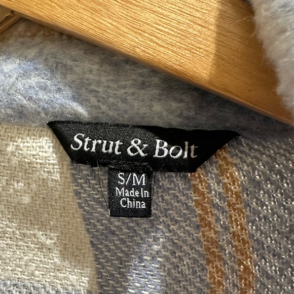 STRUT AND BOLT shirt jacket s/m - Picture 2 of 2